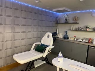 Massage room at Woodlands Care Home