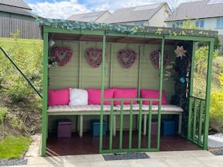 Garden at Woodlands Care Home