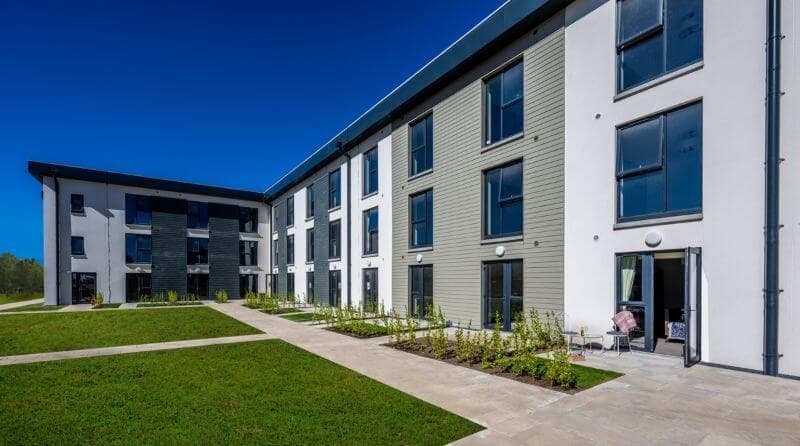 Exterior of Woodlands Care Home