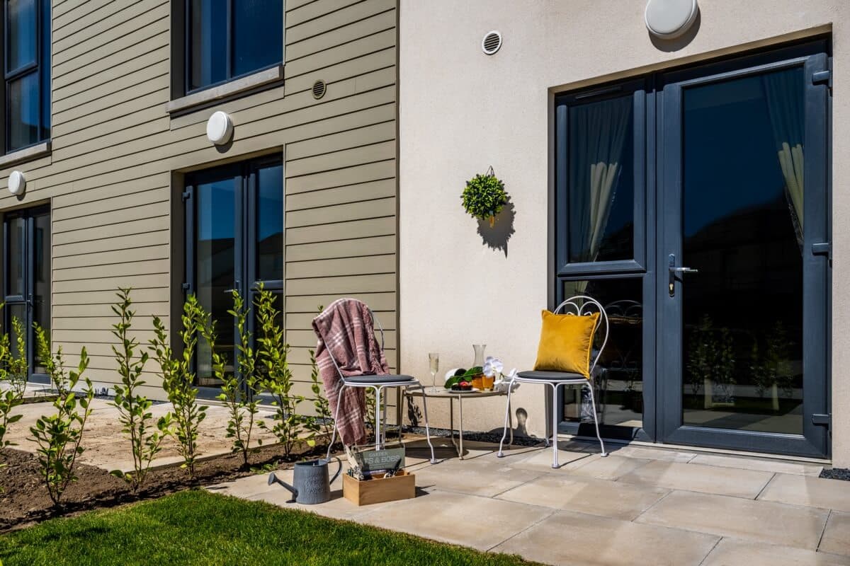 Patio Area Outside Ground Floor Bedroom