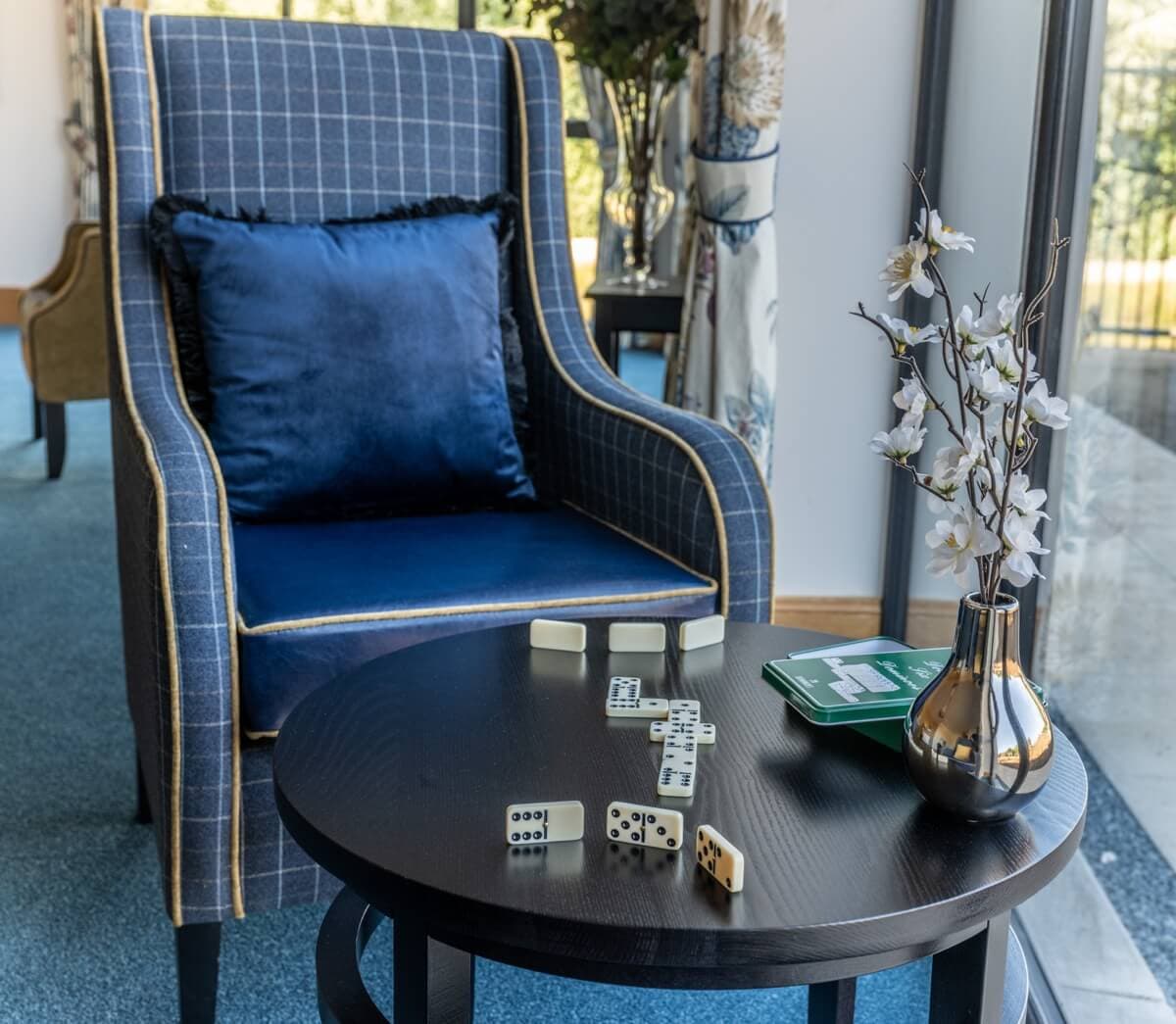 Game of Dominos by Large Window