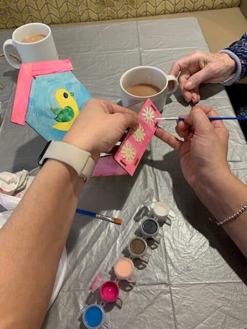 wellbeing activities at Woodlands Care Home