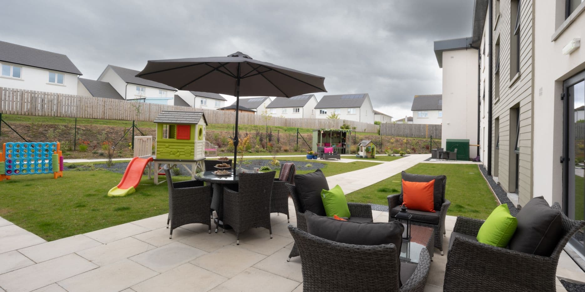 Patio Area at Woodlands