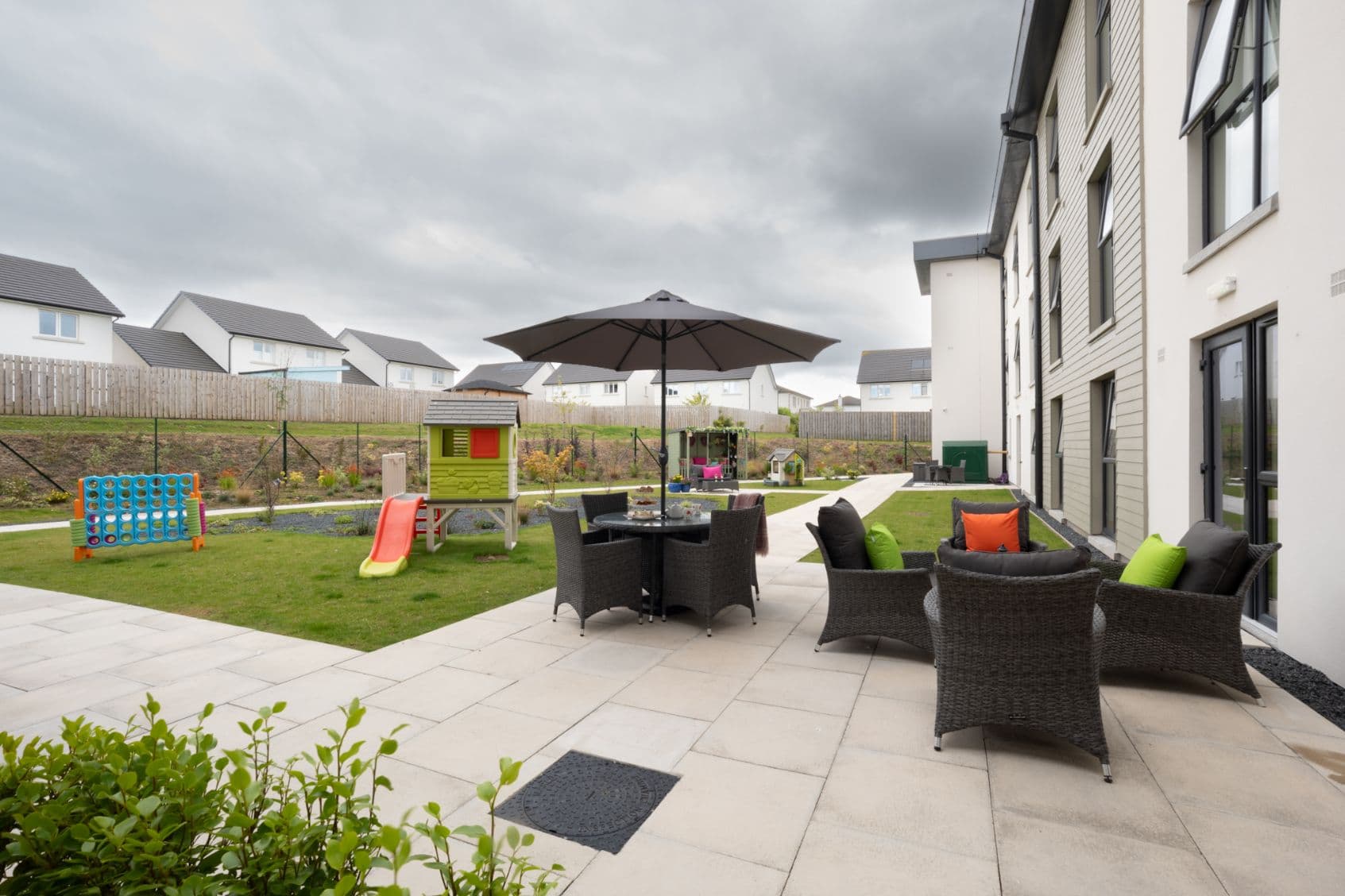 Woodlands Seating Area in Garden