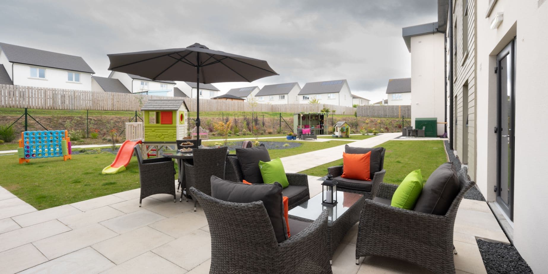Woodlands Seating Area in Garden