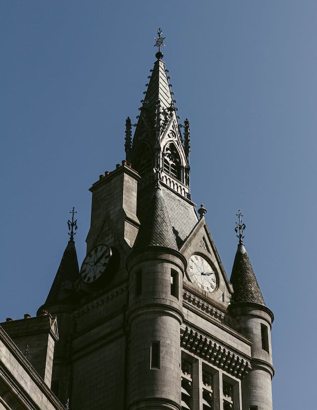 Clock spire