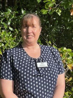 Receptionist at Woodlands care home
