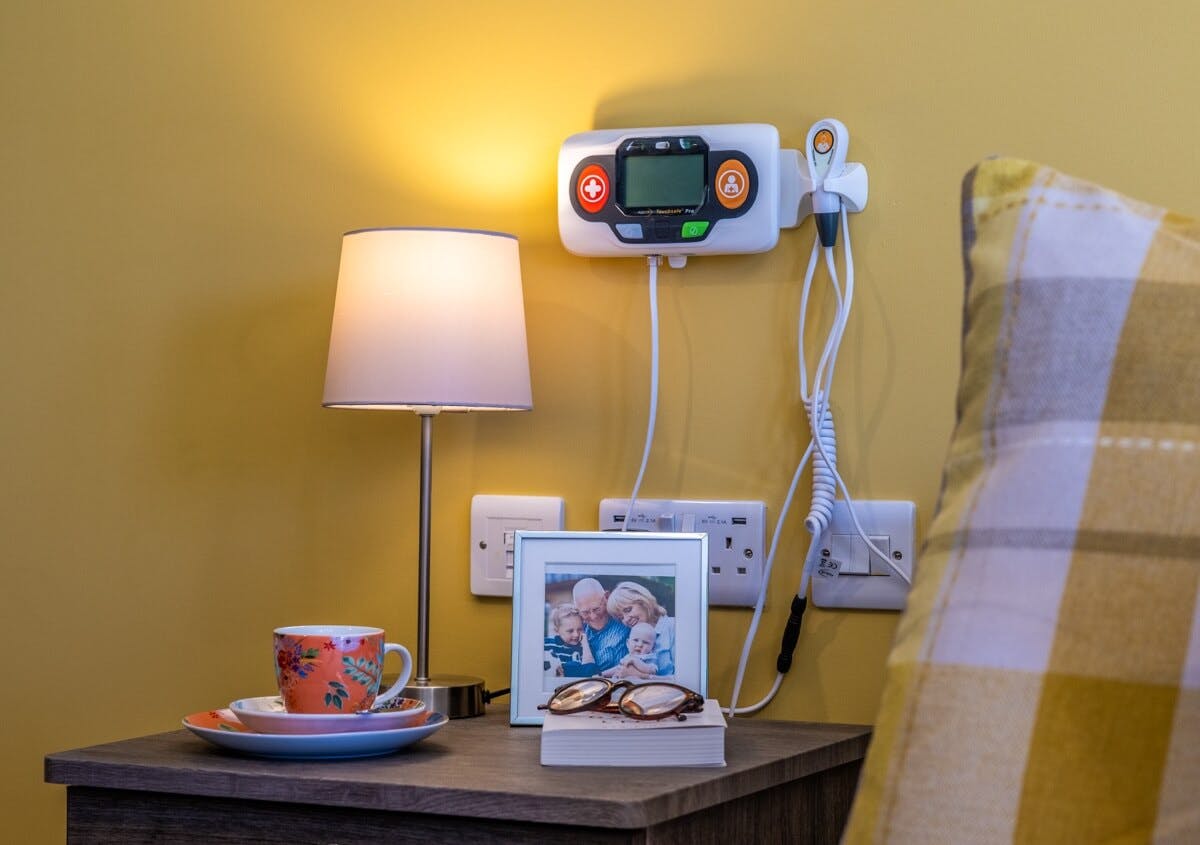 Nurse Call System Next to Bed