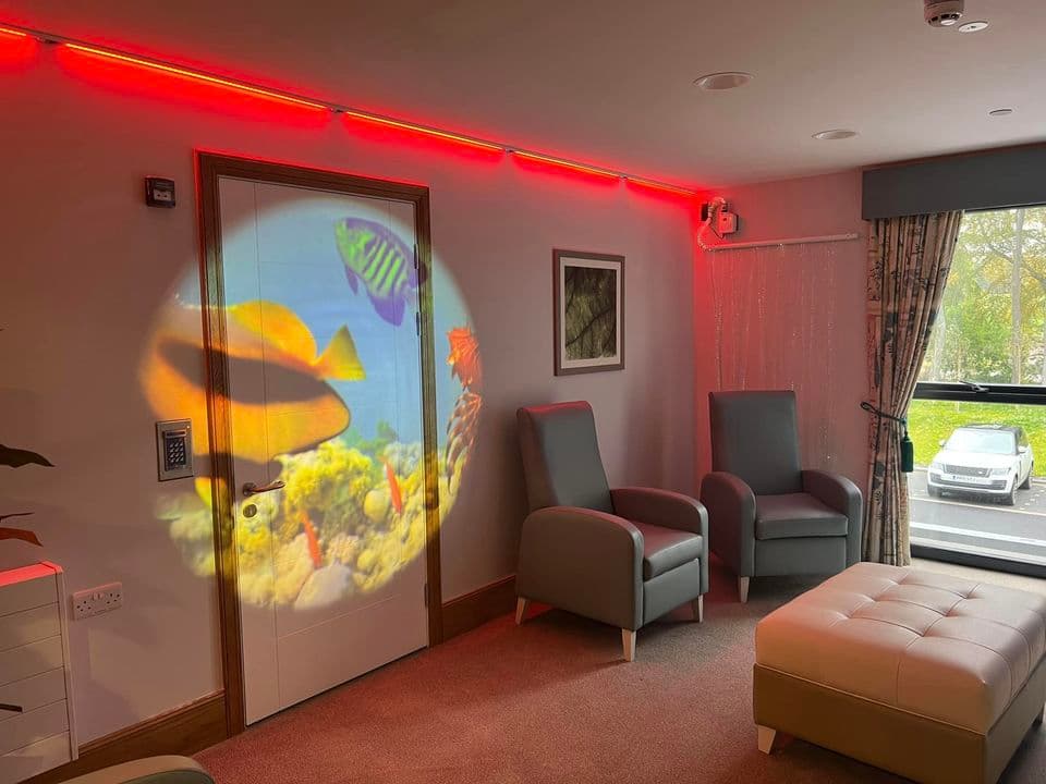 Our Sensory Room at Woodlands Care Home