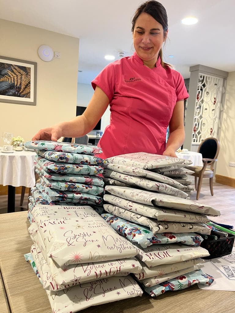 wellbeing activities at Woodlands Care Home