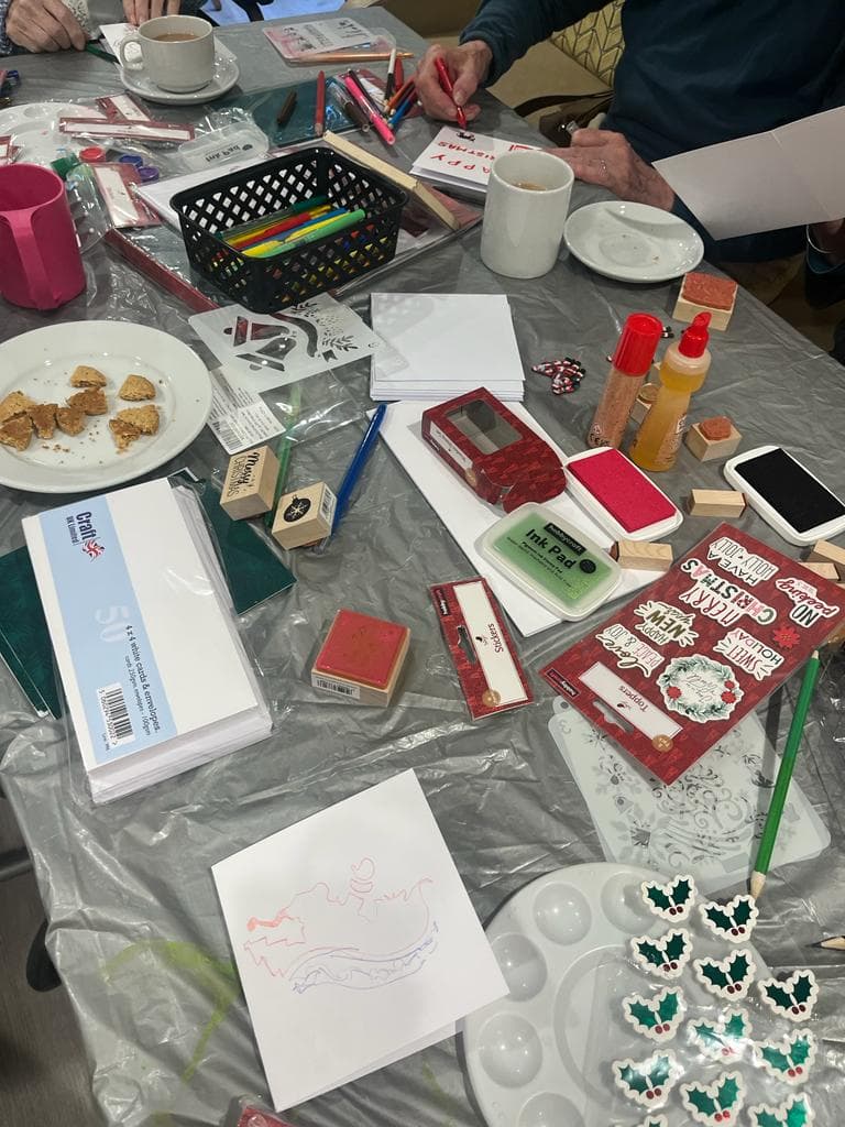 wellbeing activities at Woodlands Care Home