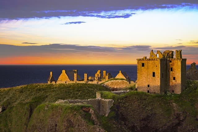 Dunnottar Castle in Aberdeen