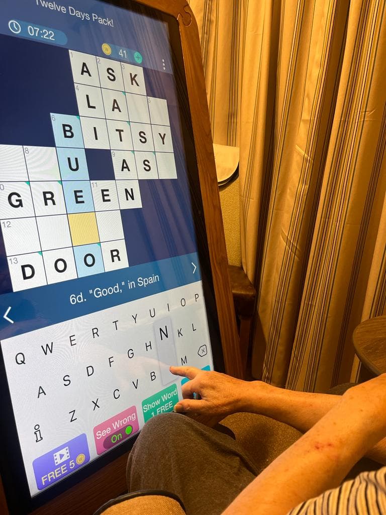 wellbeing activities at Woodlands Care Home