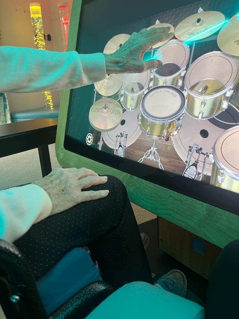 wellbeing activities at Woodlands Care Home