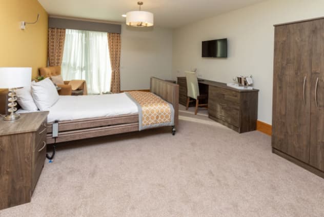 Woodlands open day showing one of the rooms