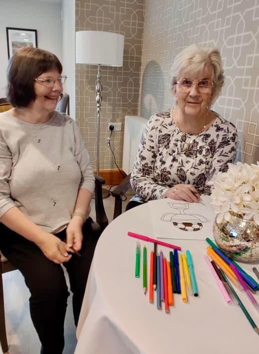 Scottish cup colouring