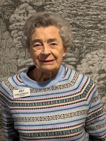 resident at Woodlands care home