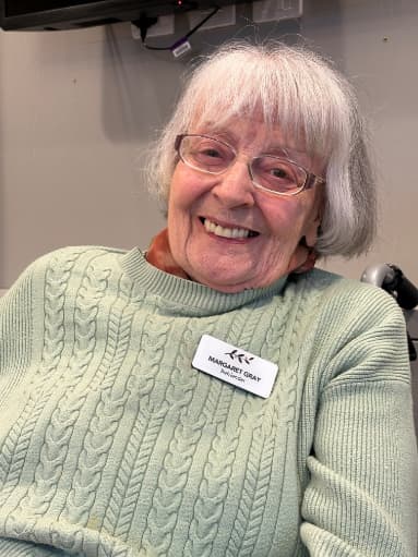resident at Woodlands care home